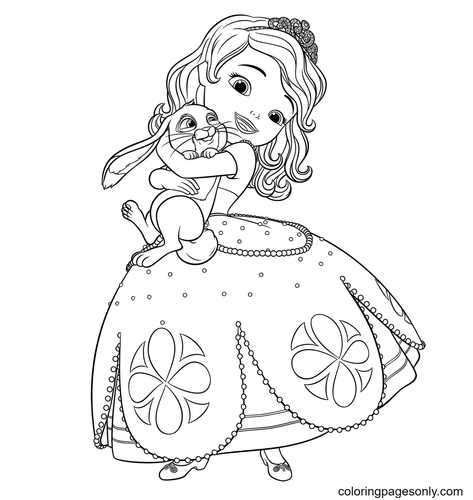 Desenhos de Princesinha Sofia Para Colorir 47