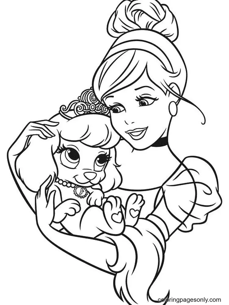 Desenhos de Princess Para Colorir 16