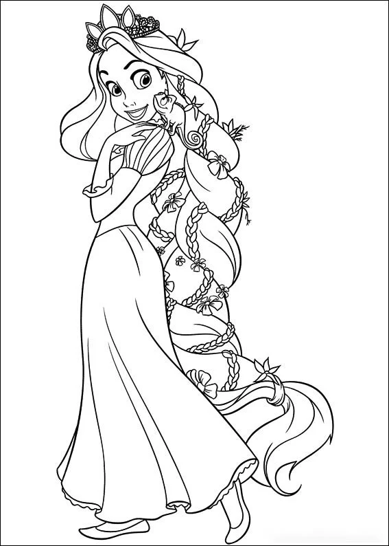 Desenhos de Princess Para Colorir 28