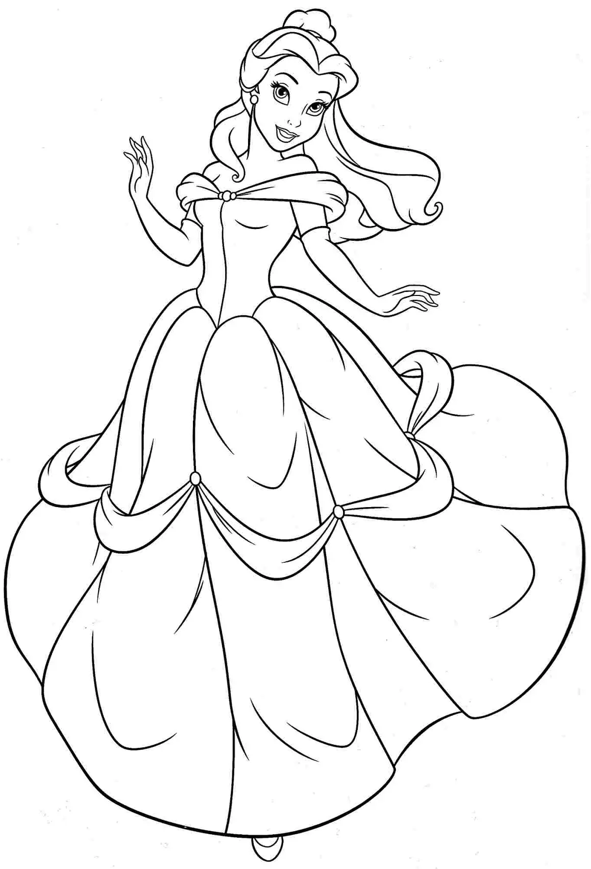 Desenhos de Princess Para Colorir 30