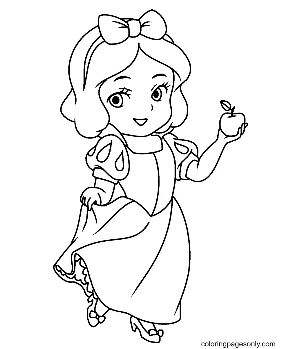 Desenhos de Princess Para Colorir 34