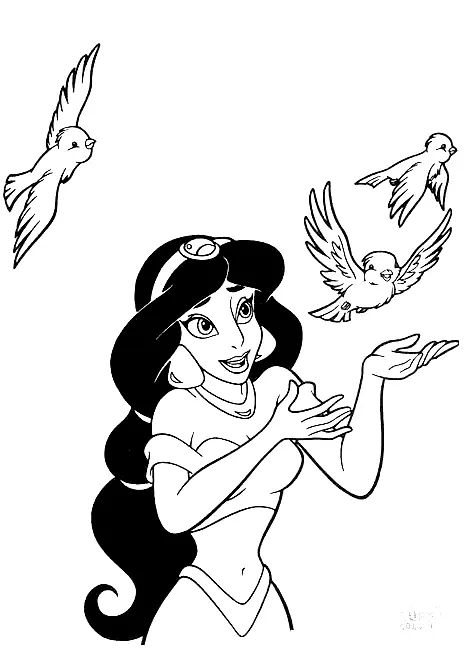 Desenhos de Princess Para Colorir 35