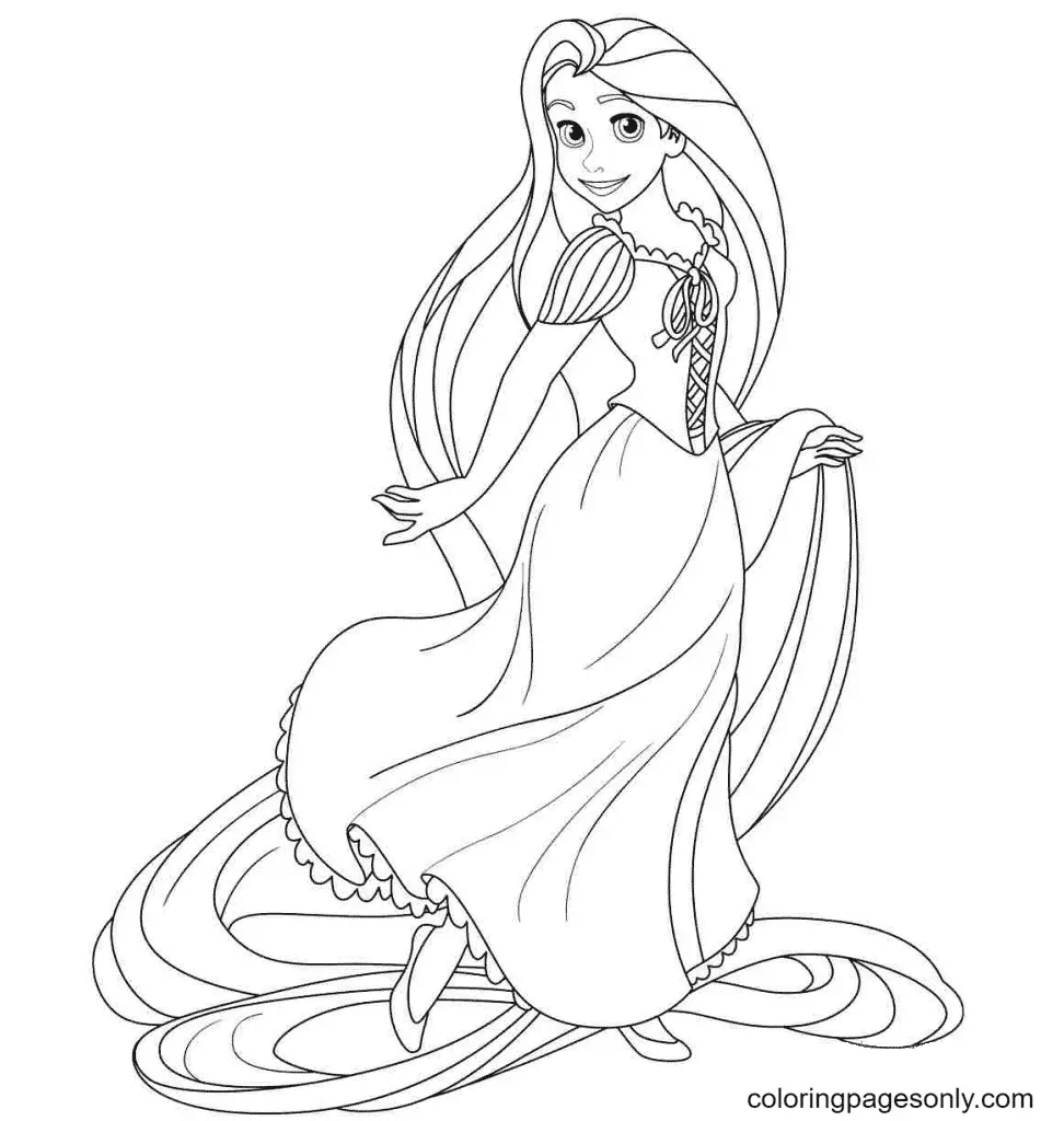 Desenhos de Princess Para Colorir 36