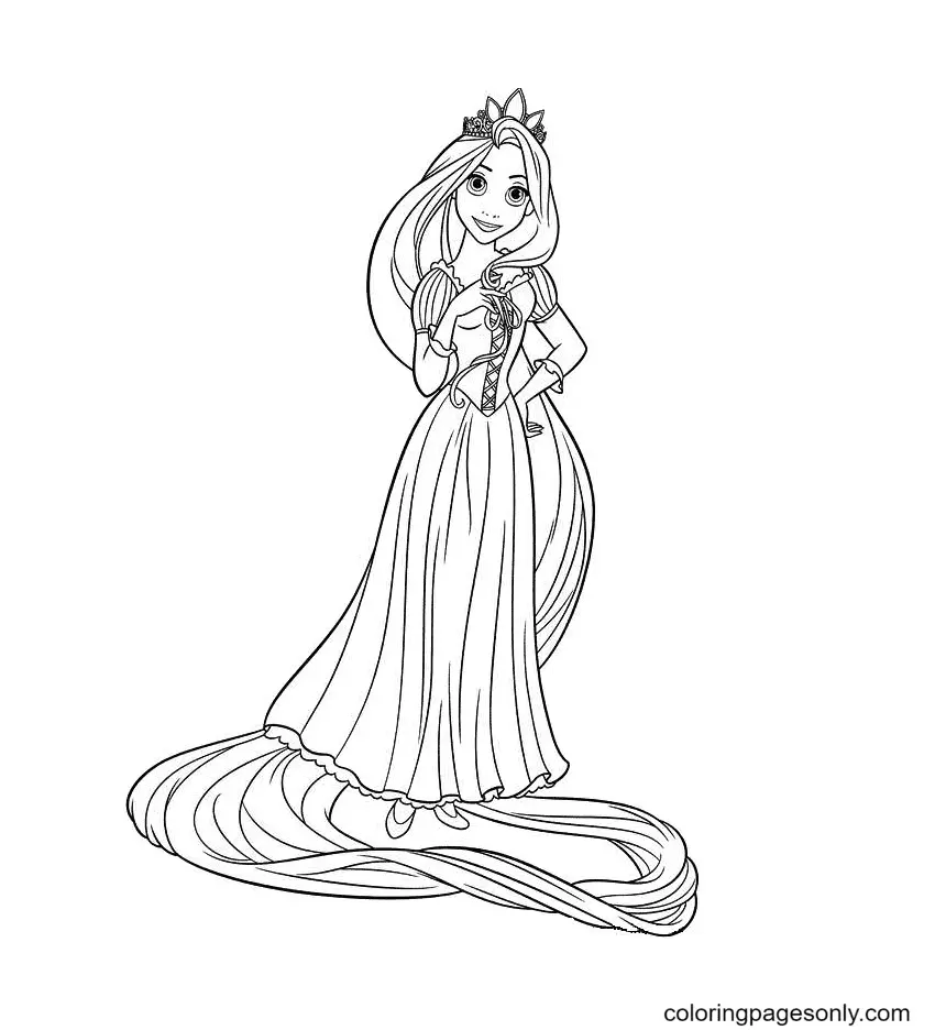 Desenhos de Princess Para Colorir 37