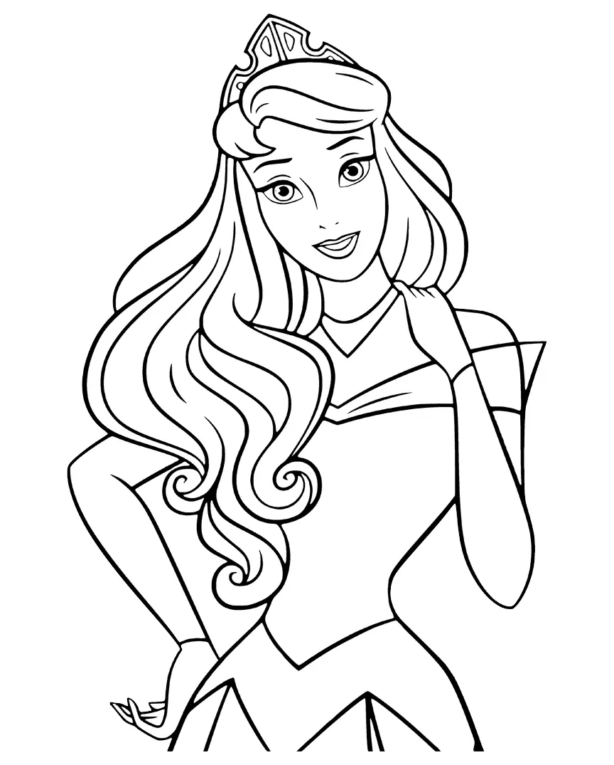 Desenhos de Princess Para Colorir 42