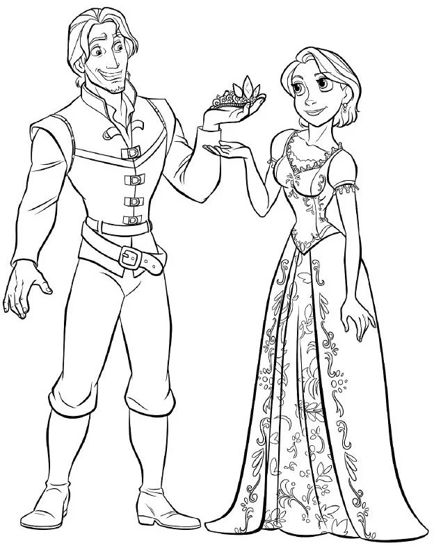 Desenhos de Princess Para Colorir 46