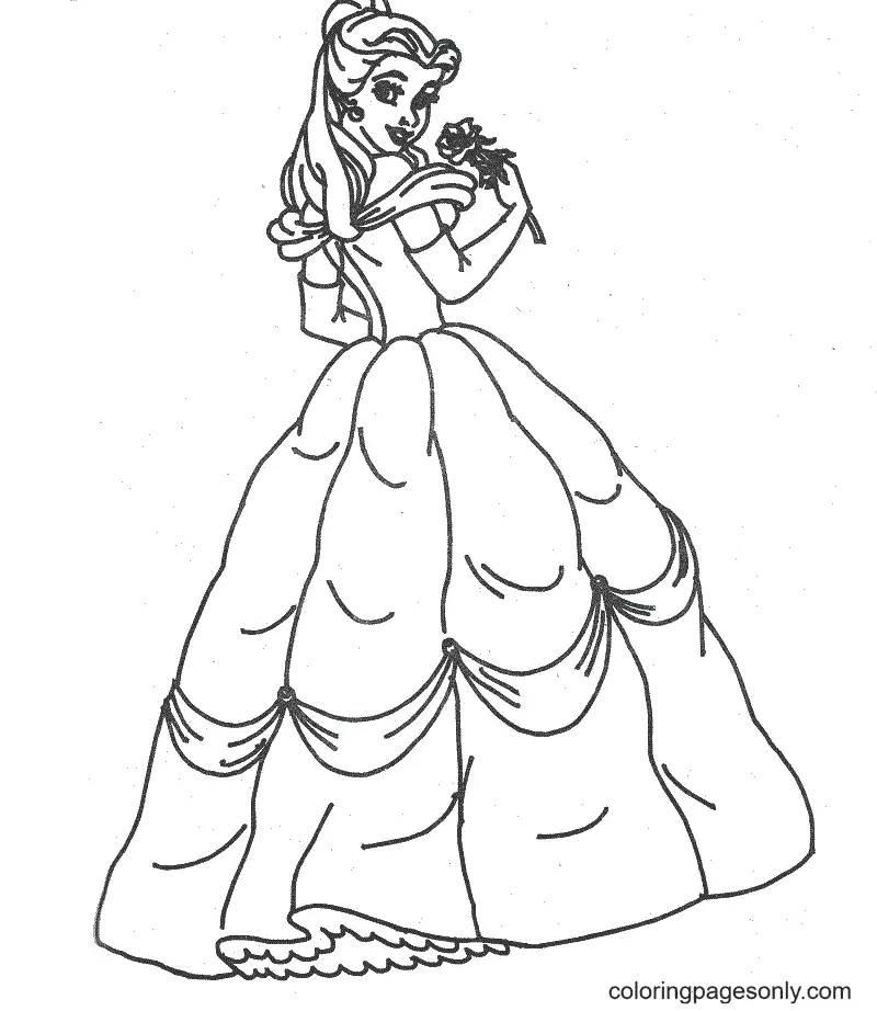 Desenhos de Princess Para Colorir 7