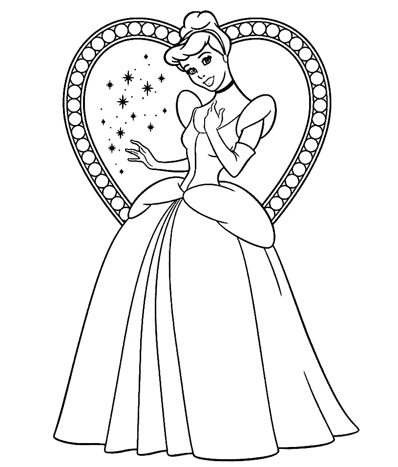 Desenhos de Princess Para Colorir 8