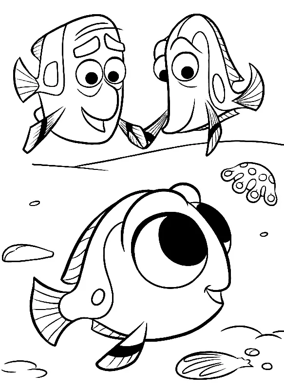 Desenhos de Procurando Dory Para Colorir 12