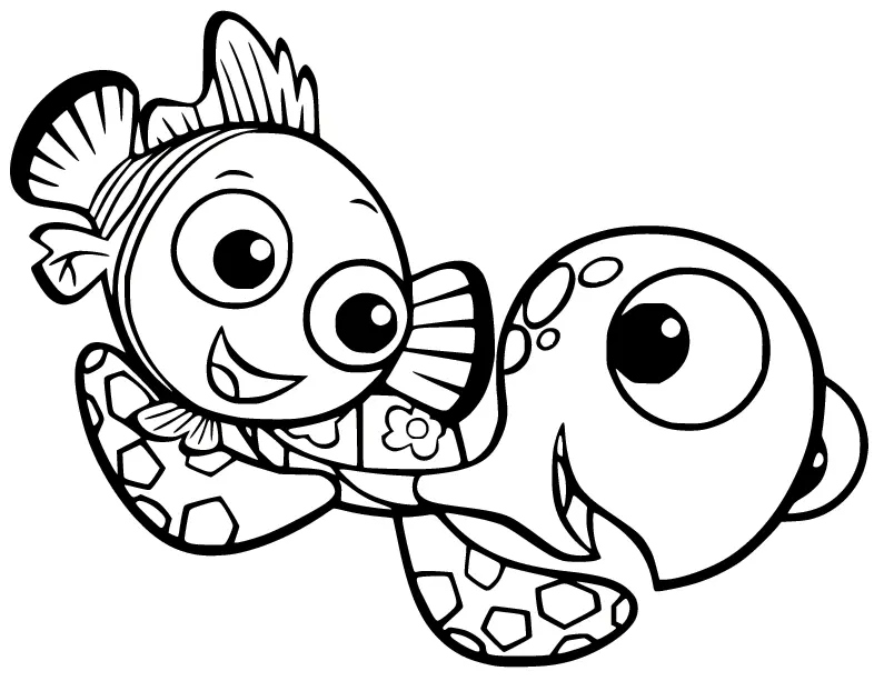 Desenhos de Procurando Nemo Para Colorir 14