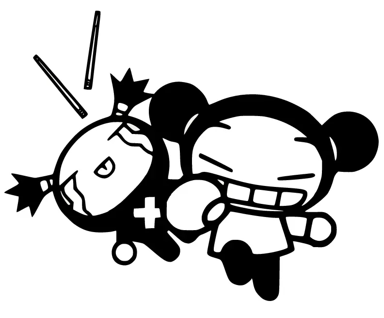 Desenhos de Pucca Para Colorir 18