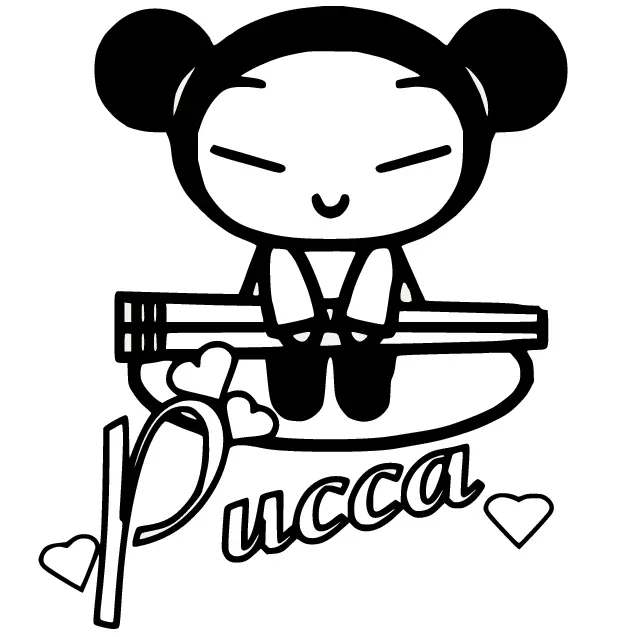 Desenhos de Pucca Para Colorir 27