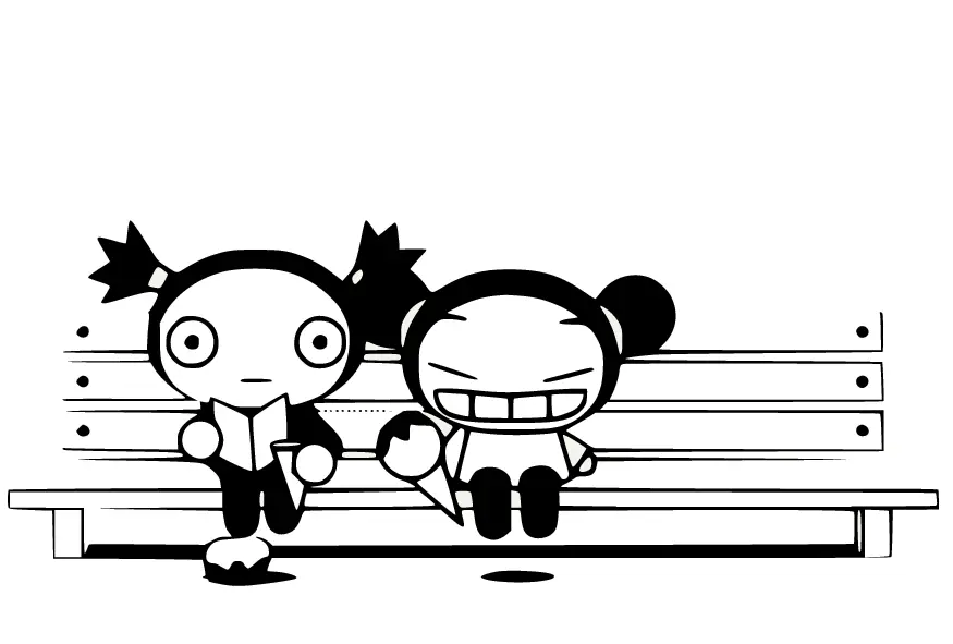 Desenhos de Pucca Para Colorir 32