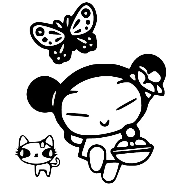 Desenhos de Pucca Para Colorir 41