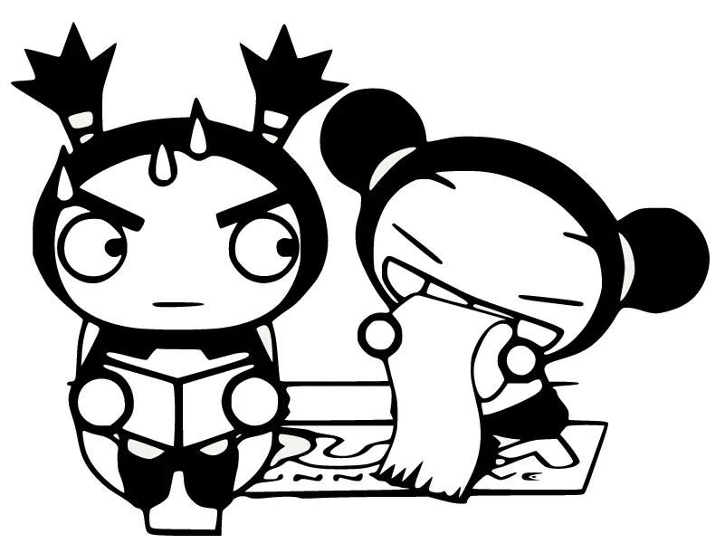 Desenhos de Pucca Para Colorir 42