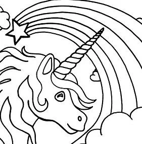 Desenhos de Rainbow Dash Para Colorir 12