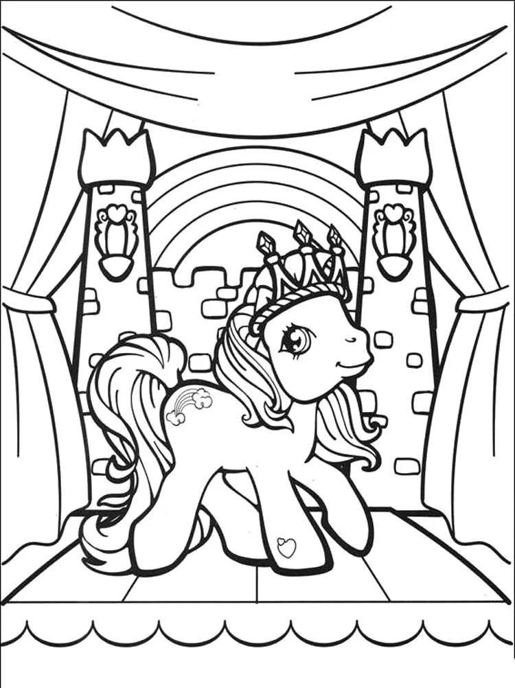 Desenhos de Rainbow Dash Para Colorir 21