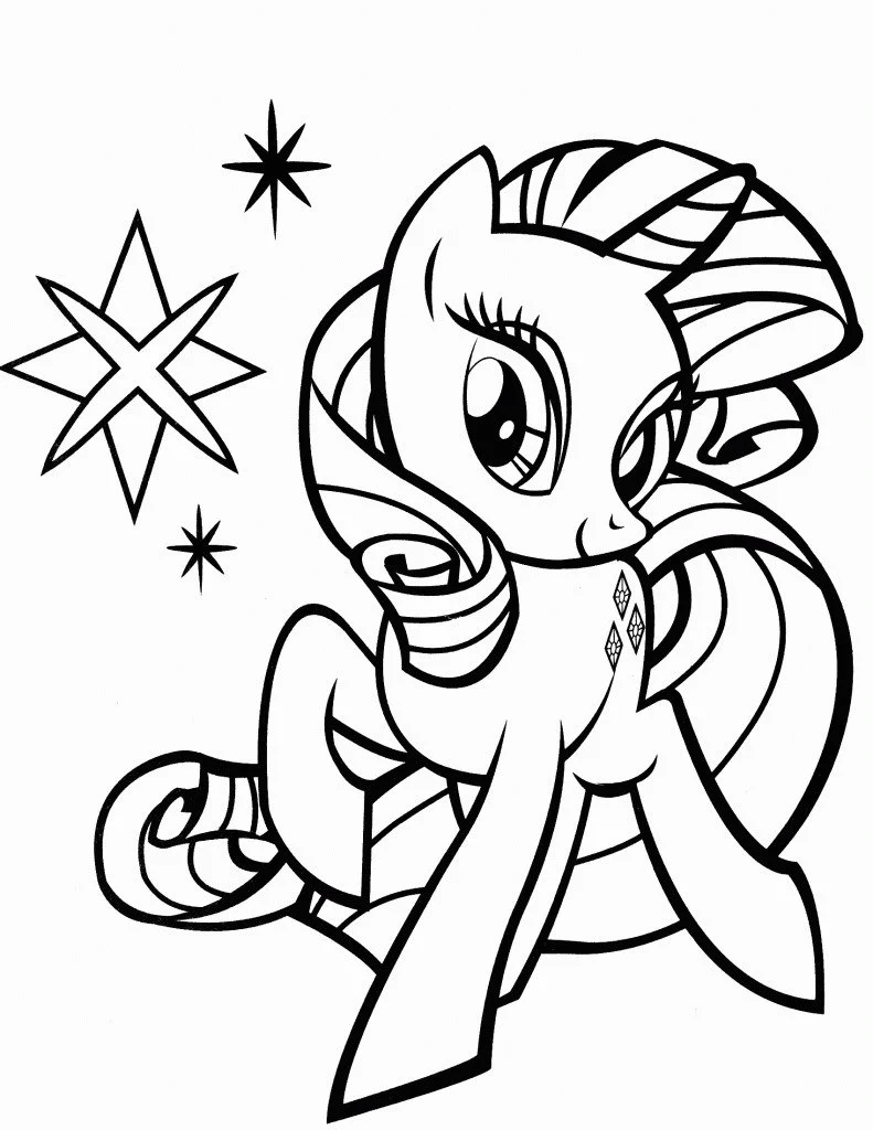 Desenhos de Rainbow Dash Para Colorir 42