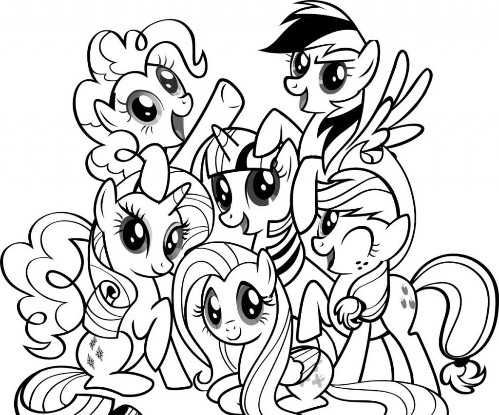 Desenhos de Rainbow Dash Para Colorir 47