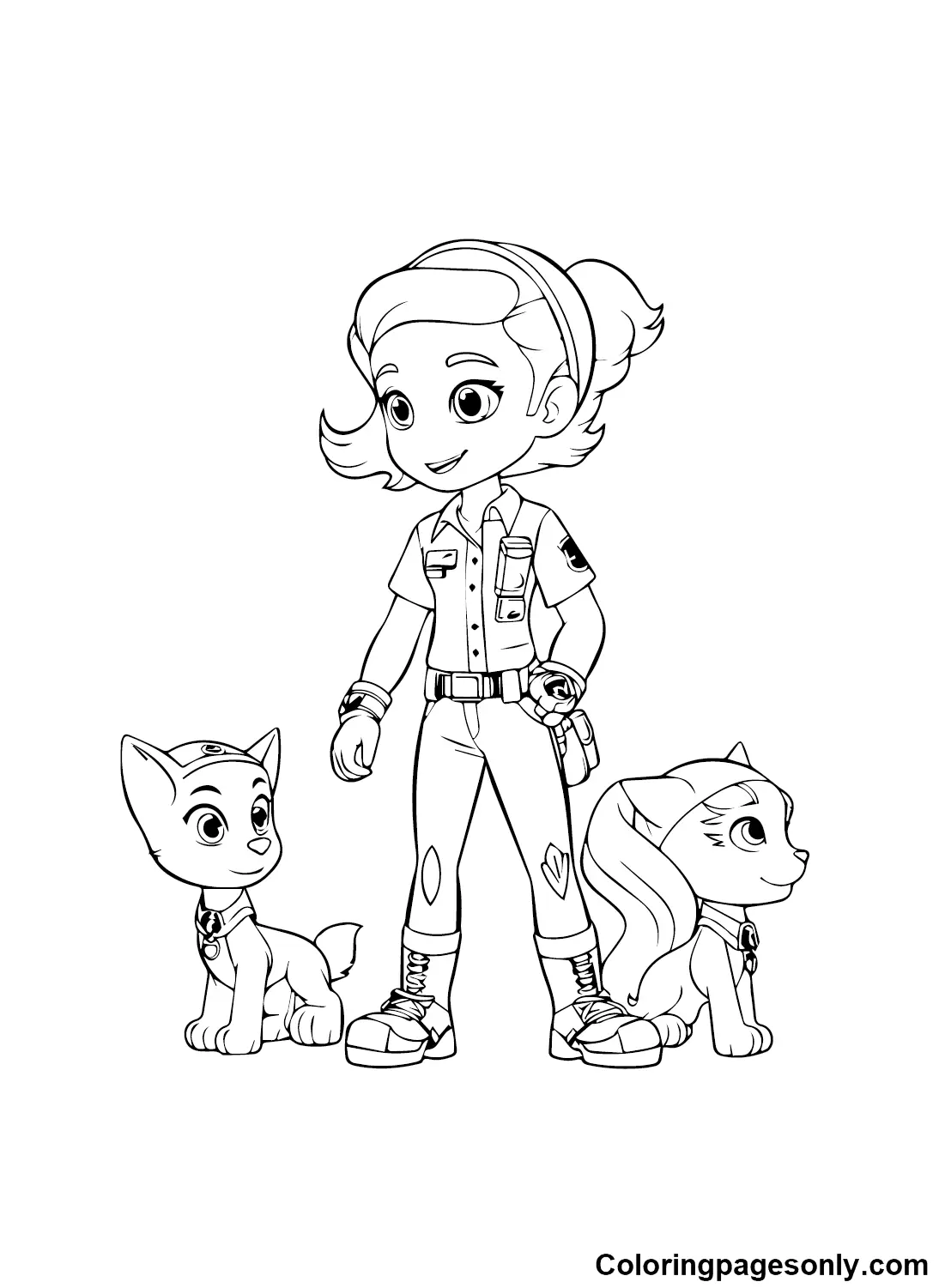 Desenhos de Rainbow Rangers Para Colorir 16