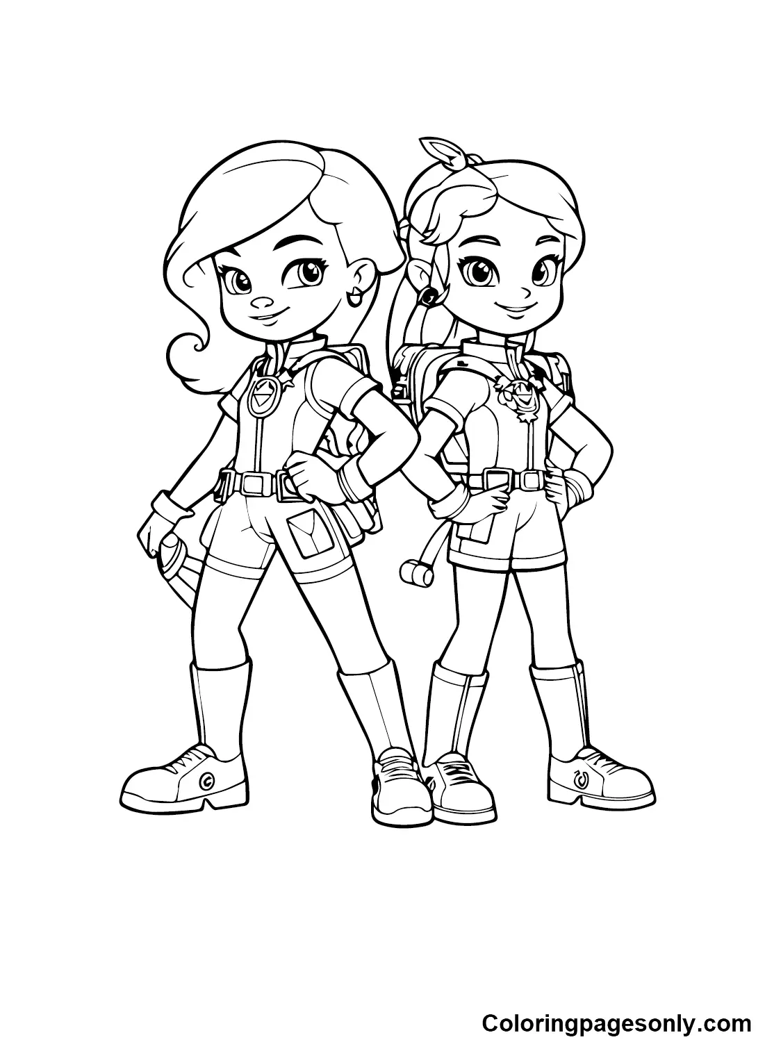 Desenhos de Rainbow Rangers Para Colorir 17