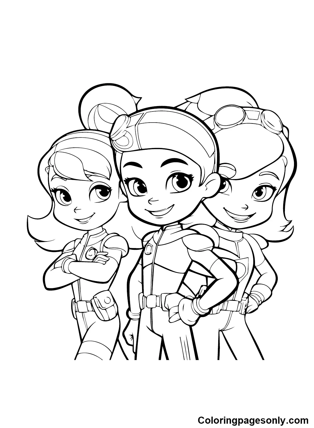 Desenhos de Rainbow Rangers Para Colorir 5