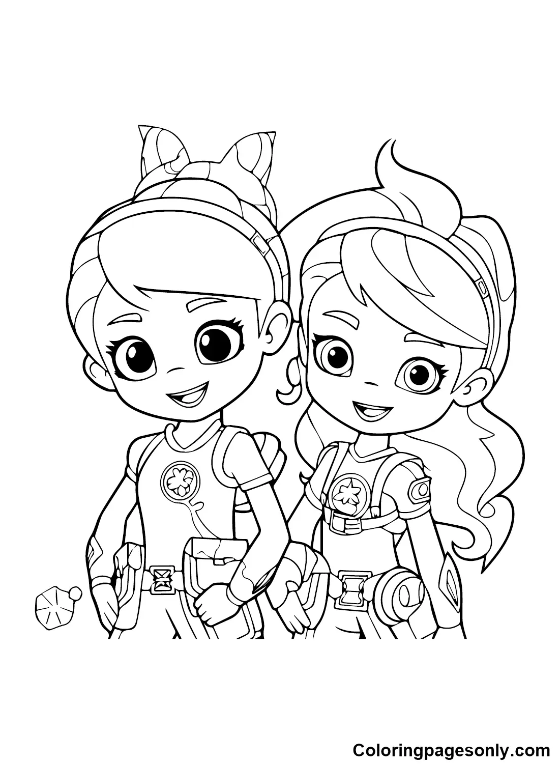 Desenhos de Rainbow Rangers Para Colorir 6