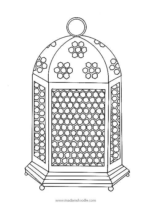 Desenhos de Ramadao Para Colorir