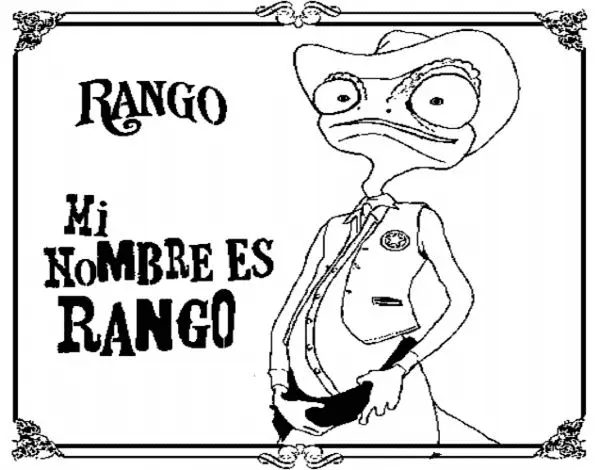 Desenhos de Rango Para Colorir 19