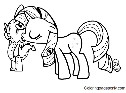 Desenhos de Rarity Para Colorir 11