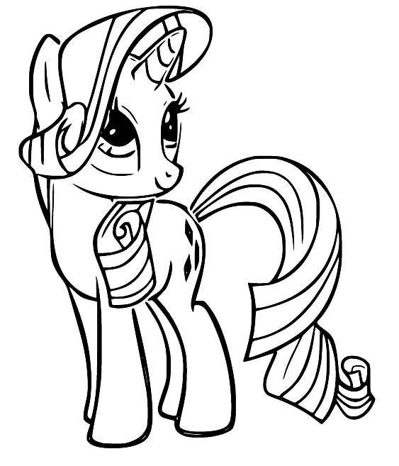 Desenhos de Rarity Para Colorir 36