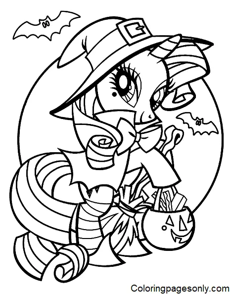 Desenhos de Rarity Para Colorir 44