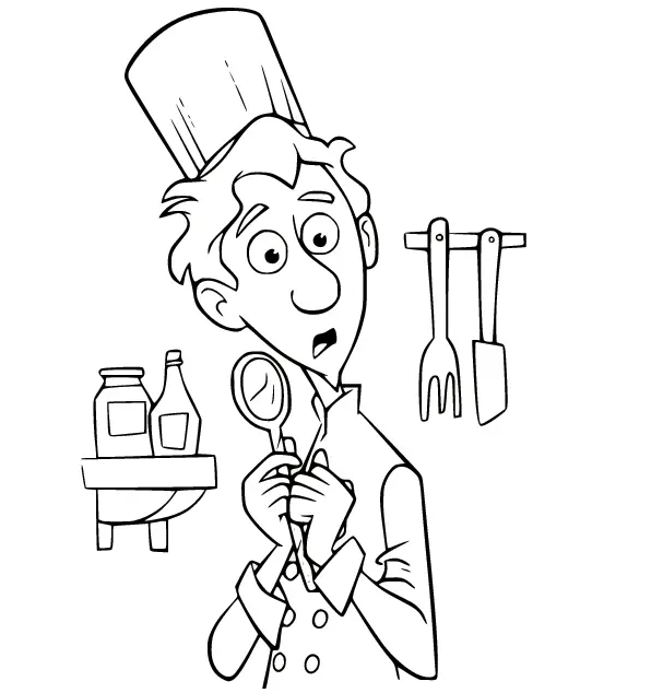 Desenhos de Ratatouille Para Colorir 12