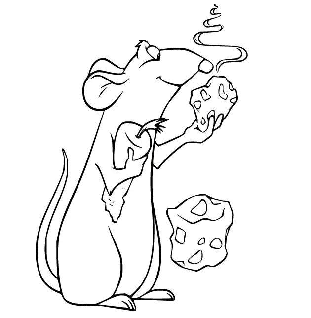 Desenhos de Ratatouille Para Colorir 31