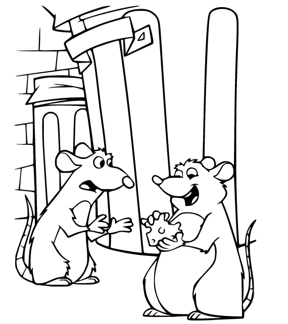 Desenhos de Ratatouille Para Colorir 38