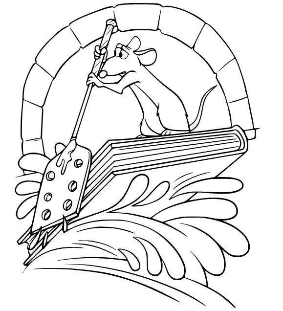 Desenhos de Ratatouille Para Colorir 39