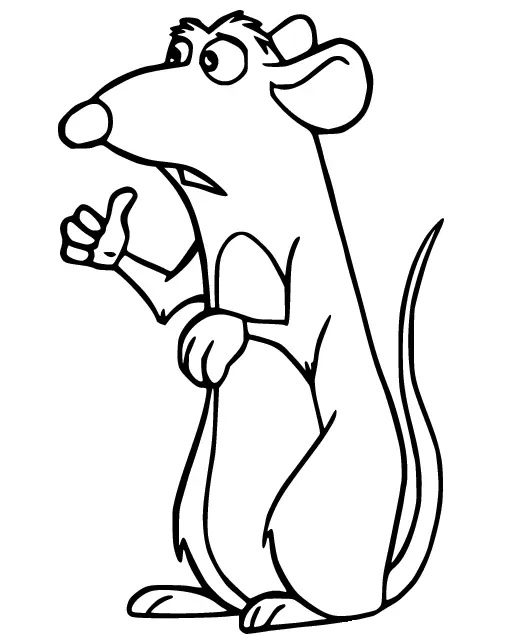 Desenhos de Ratatouille Para Colorir 6