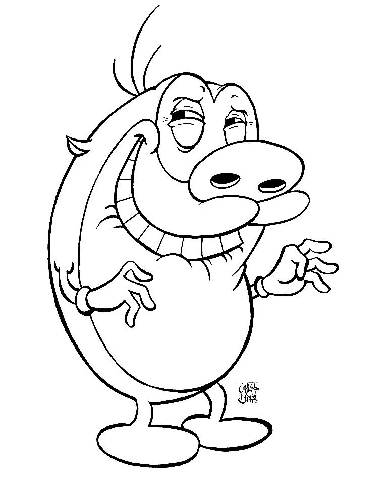 Desenhos de Ren e Stimpy Para Colorir 22