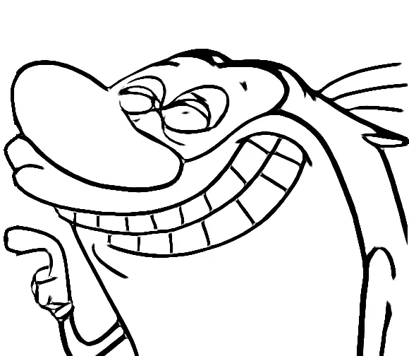 Desenhos de Ren e Stimpy Para Colorir 33