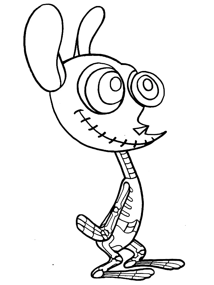 Desenhos de Ren e Stimpy Para Colorir 6