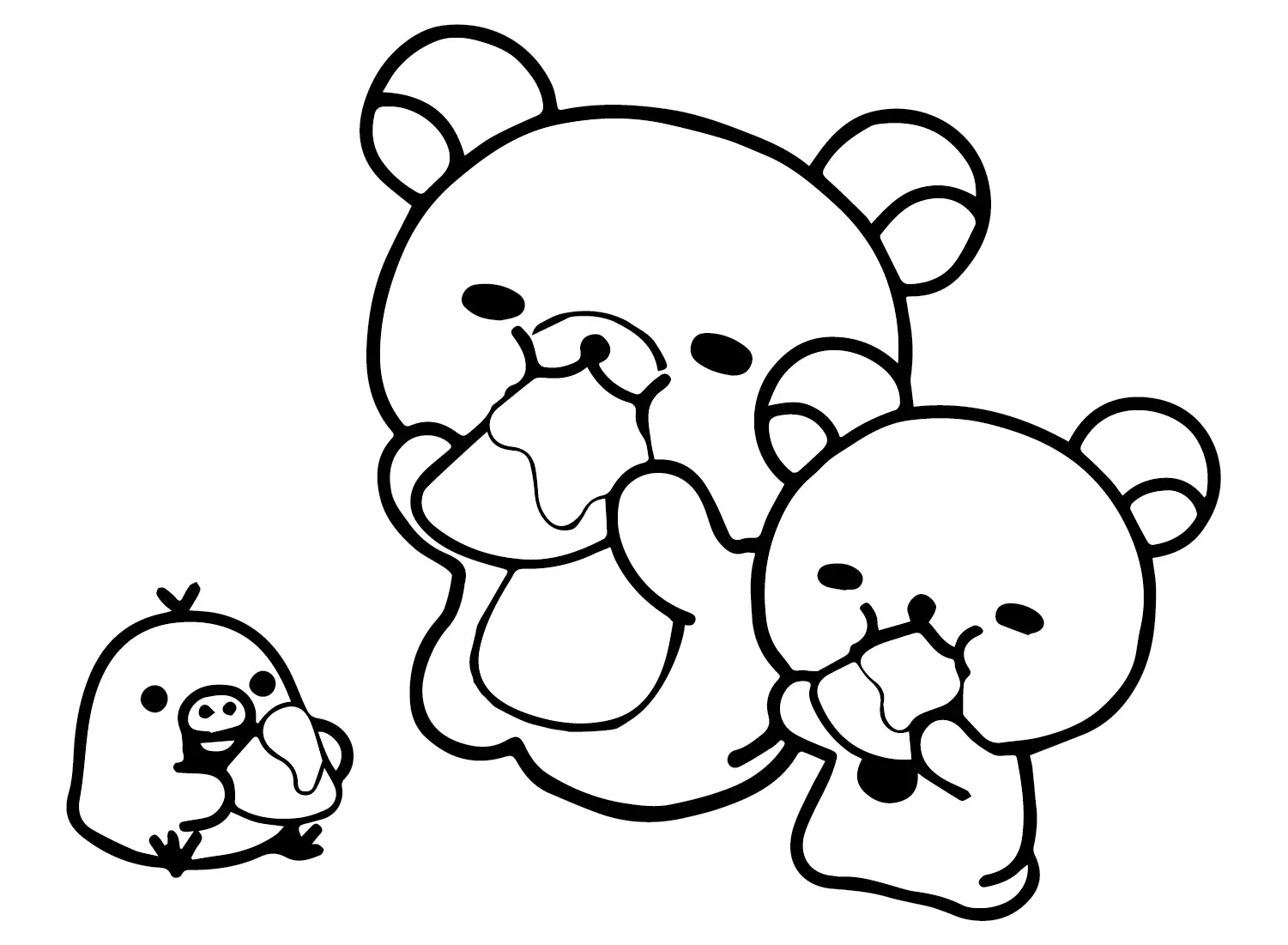 Desenhos de Rilakkuma Para Colorir 10