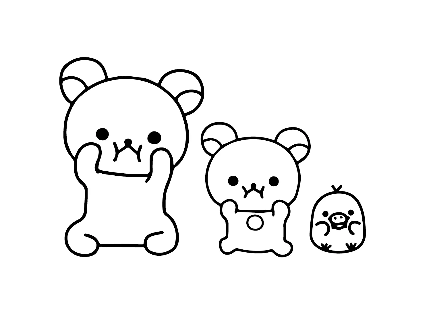 Desenhos de Rilakkuma Para Colorir 12