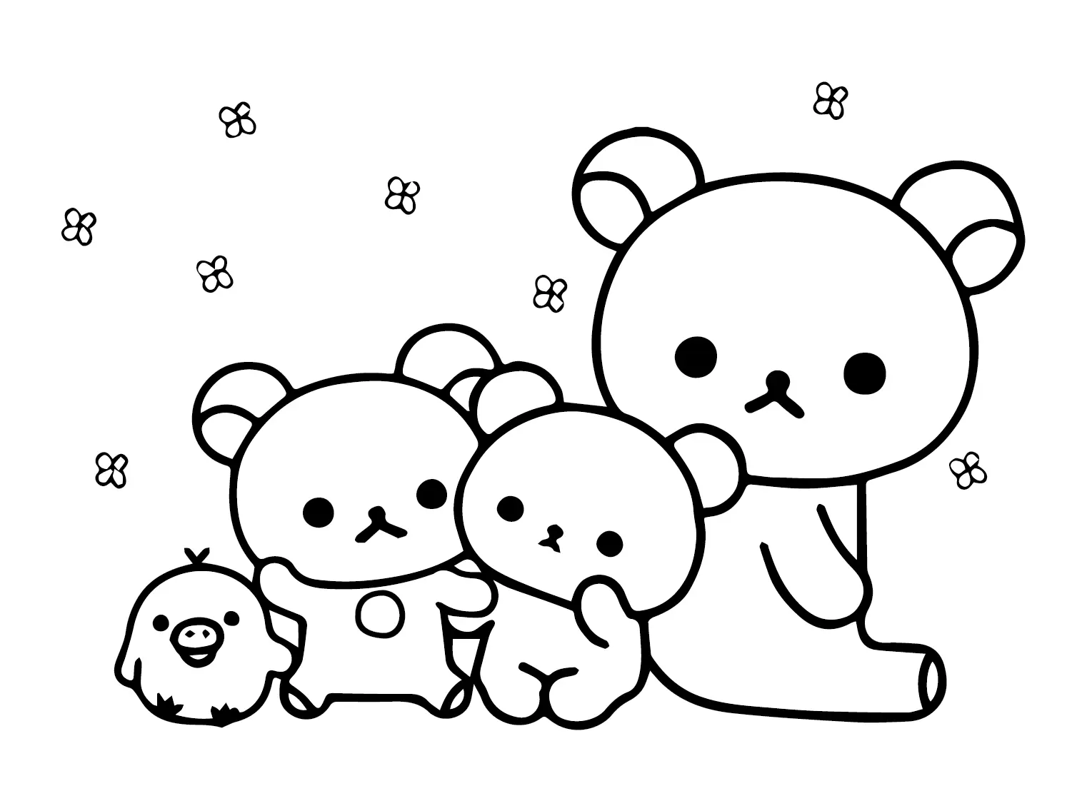 Desenhos de Rilakkuma Para Colorir 19