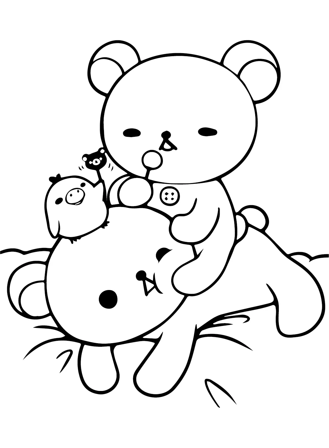 Desenhos de Rilakkuma Para Colorir