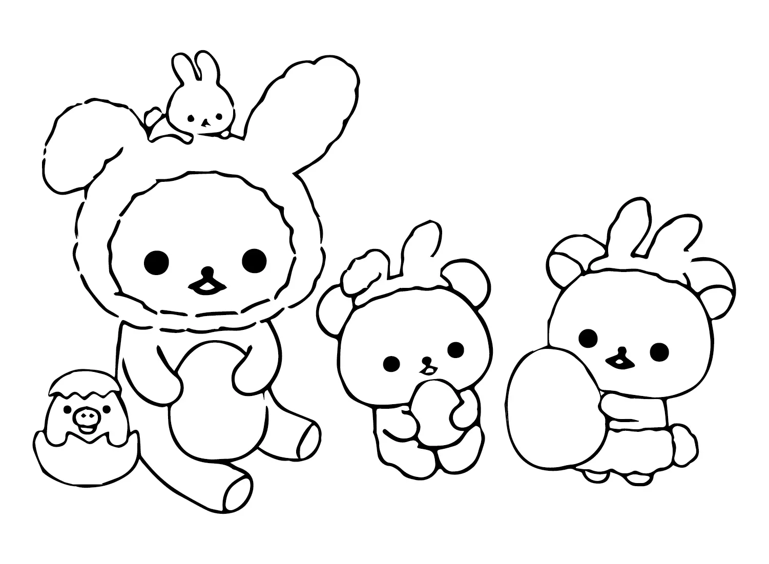 Desenhos de Rilakkuma Para Colorir 6