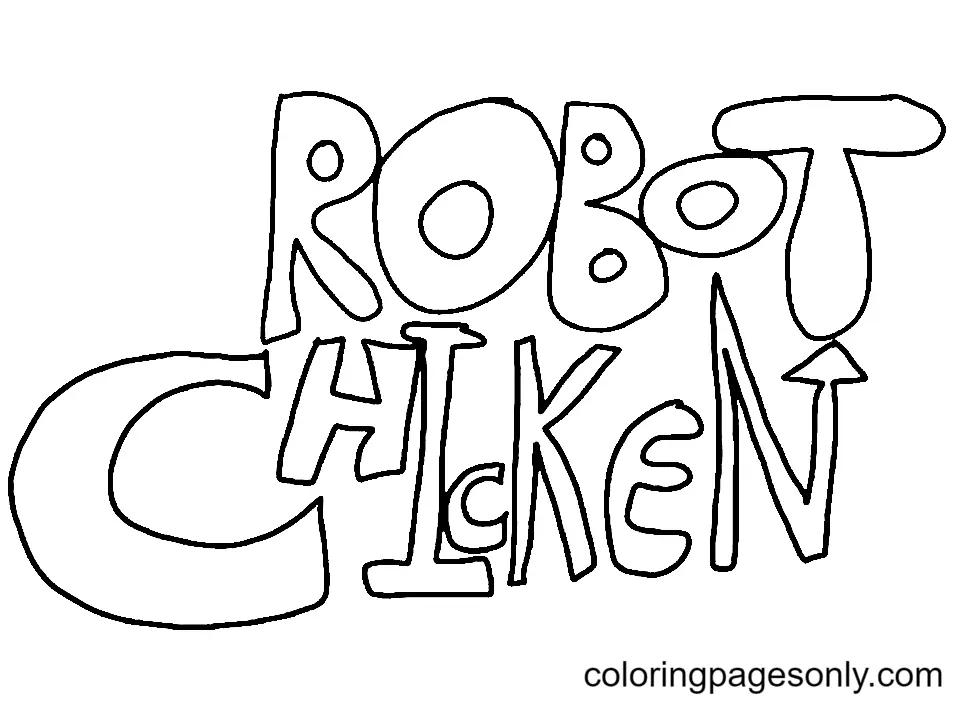 Desenhos de Robot Chicken Para Colorir