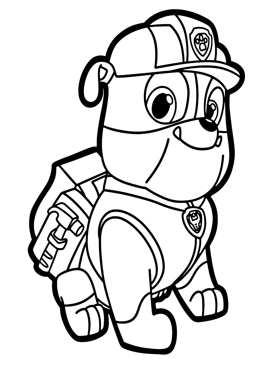 Desenhos de Rubble patrulha canina Para Colorir 43