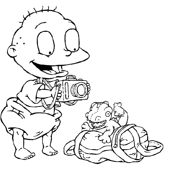 Desenhos de Rugrats Para Colorir