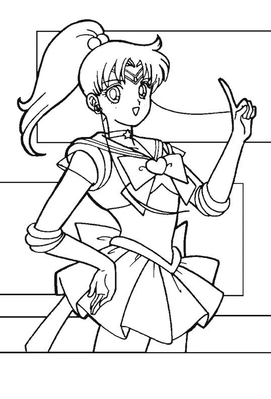Desenhos de Sailor Moon Para Colorir 1