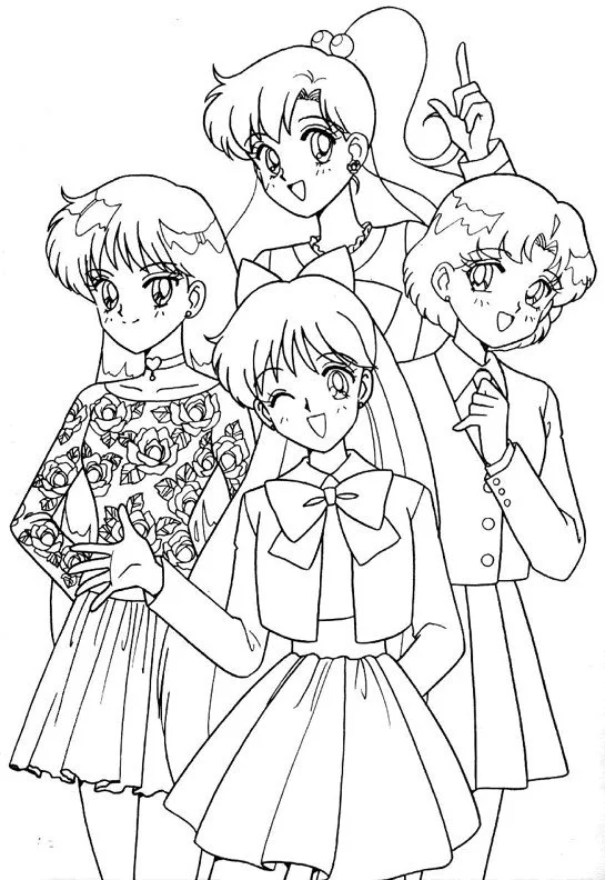 Desenhos de Sailor Moon Para Colorir 10